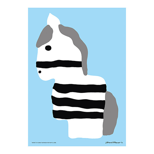 HORSE POSTER Jenni Tuominen design MUMs A2 low