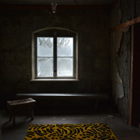 TIGERLILY paavohalonen eco ethical eettinen matto rug luxury contemporary yellow black mums finnish HR TIGERLILY paavohalonen eco ethical eettinen matto rug luxury contemporary yellow black mums finnish HR